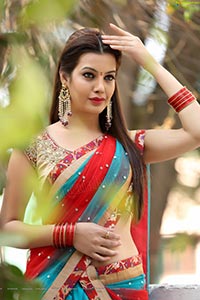 Diksha Panth in Half Saree