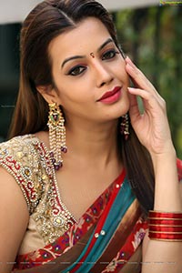 Diksha Panth in Half Saree