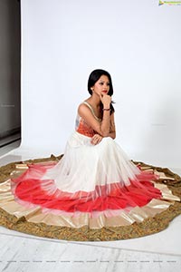 Monika Singh in White Dress