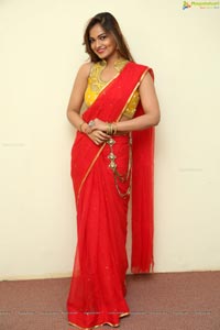 Ashwini in Red Saree