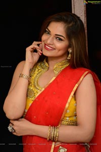 Ashwini in Red Saree