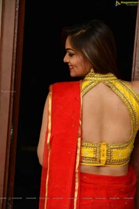 Ashwini in Red Saree