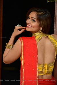 Ashwini in Red Saree