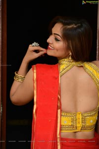 Ashwini in Red Saree