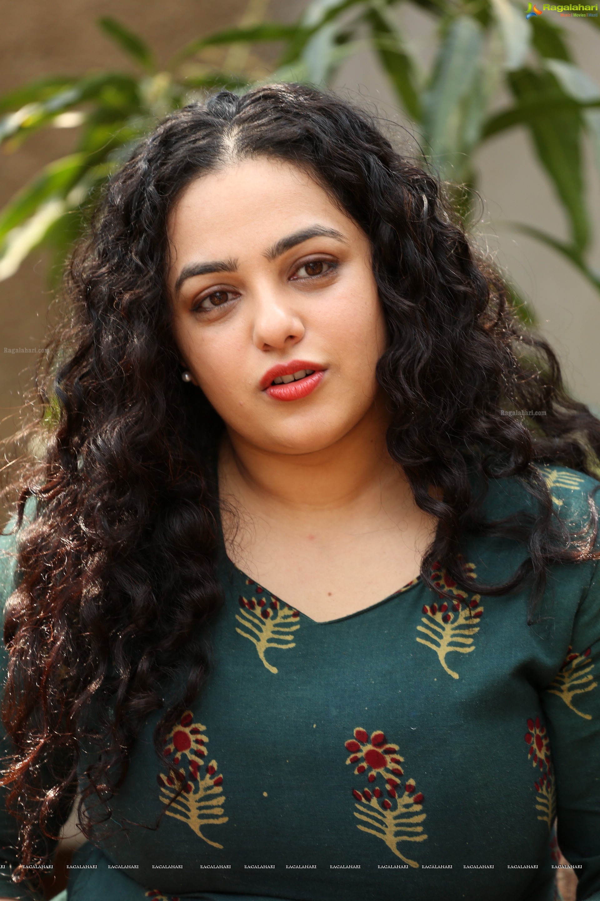 Nithya Menen at Awe! Movie Interview, HD Photo Gallery