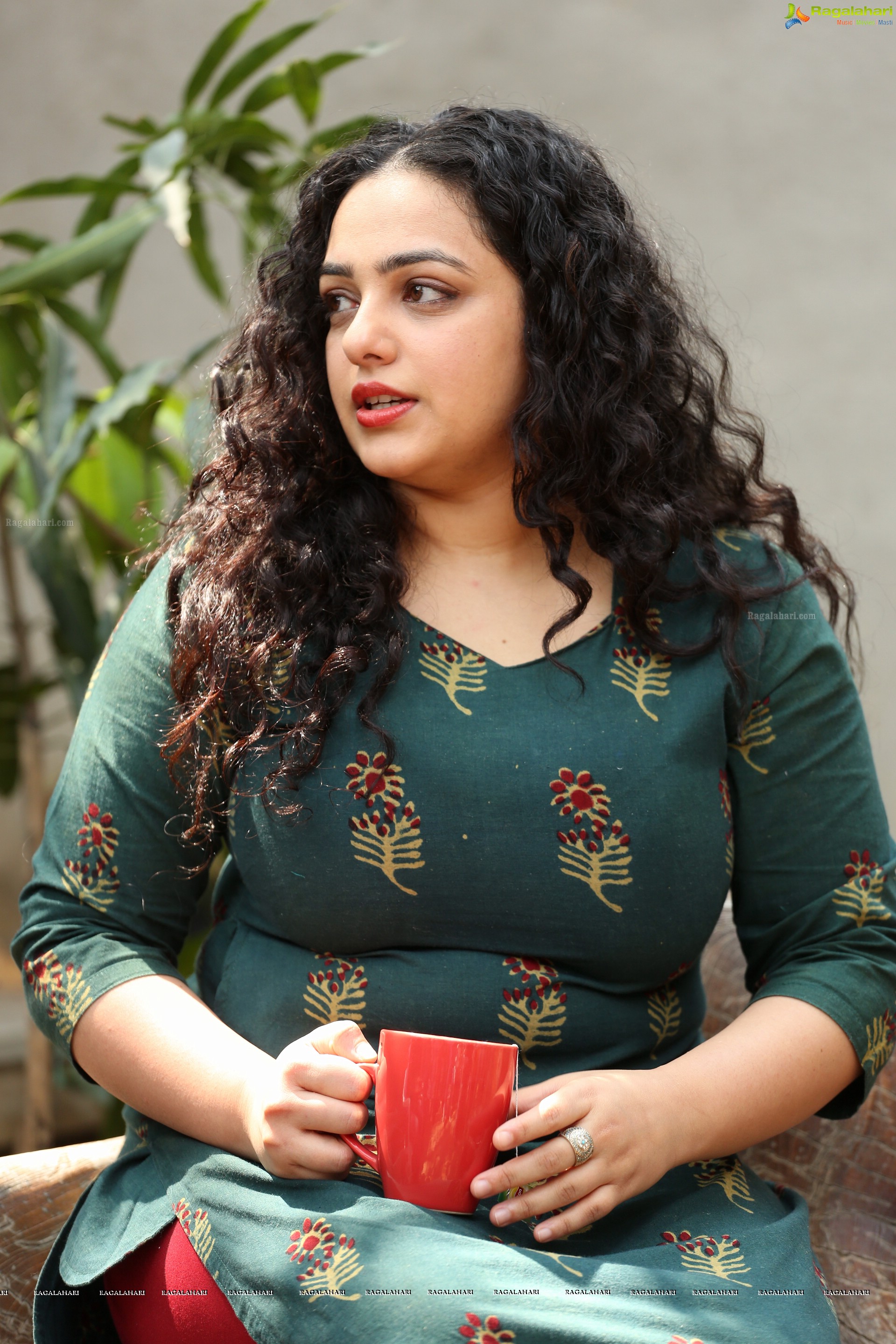 Nithya Menen at Awe! Movie Interview, HD Photo Gallery