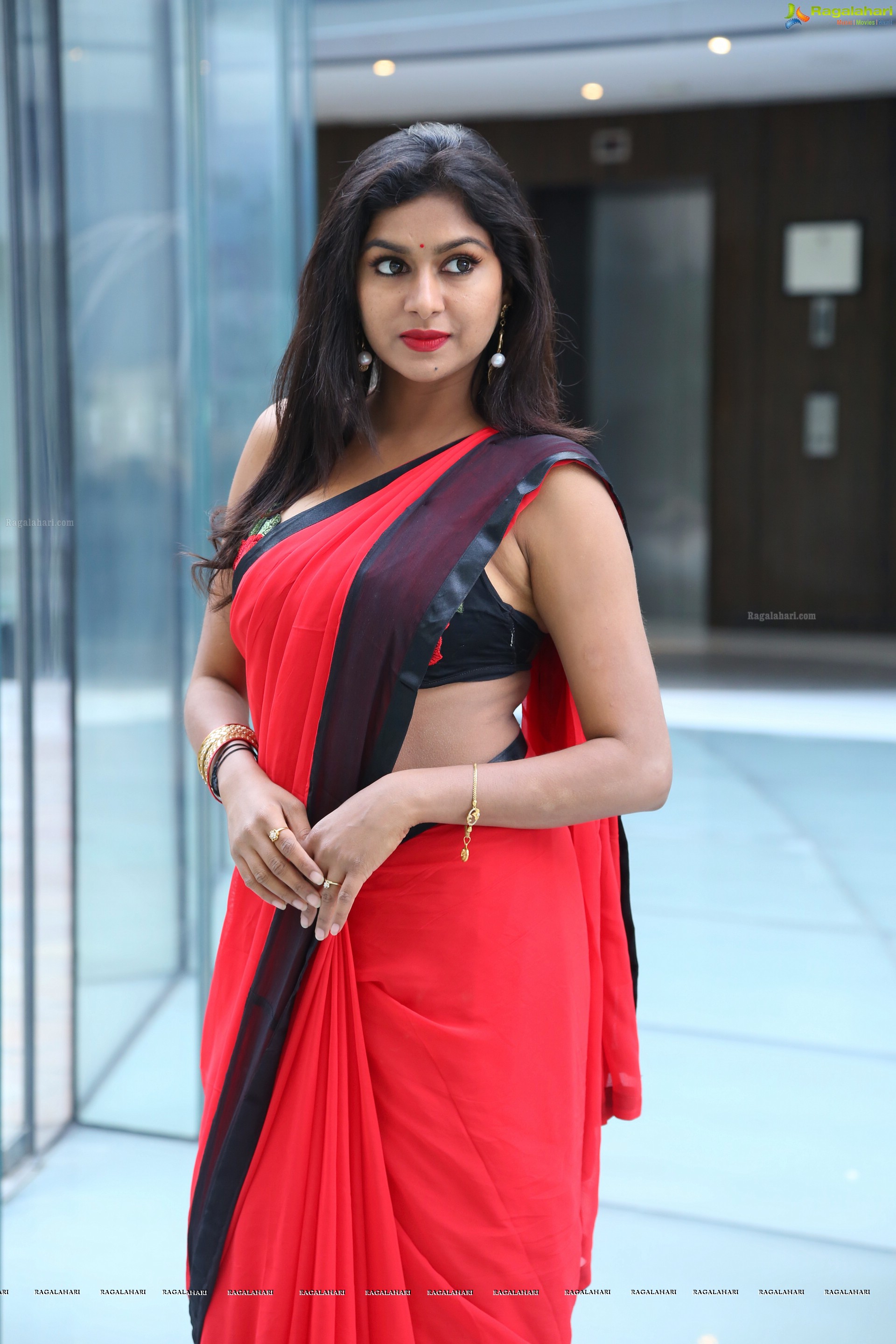 Sai Akshatha at Mee Exam App Launch (High Definition)