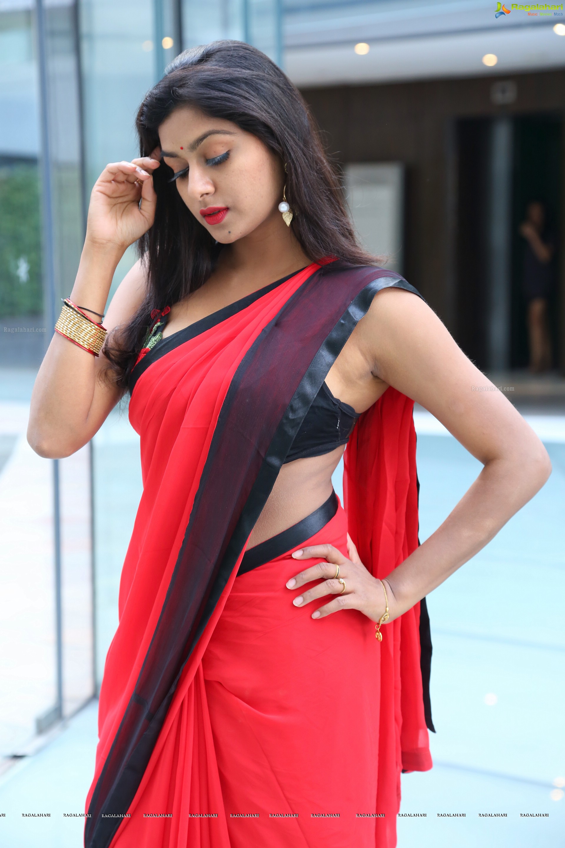 Sai Akshatha at Mee Exam App Launch (High Definition)