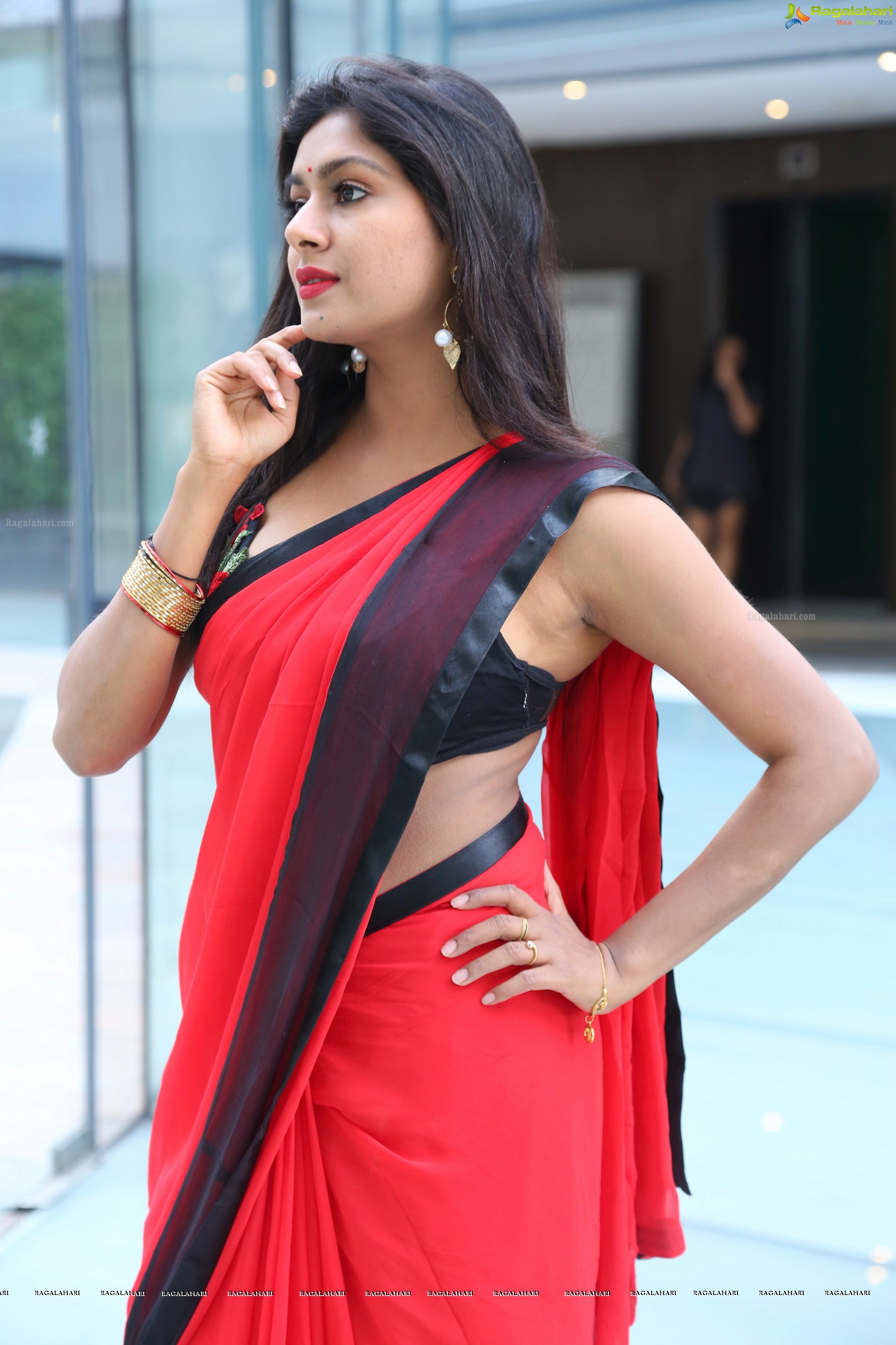 Sai Akshatha at Mee Exam App Launch (High Definition)