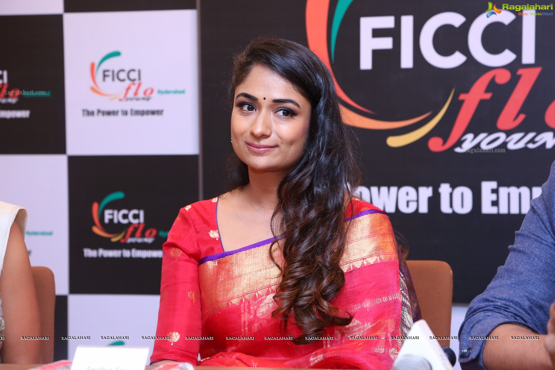 Sandhya Raju at Young FICCI Ladies Organization (YFLO) Press Conference (High Definition)