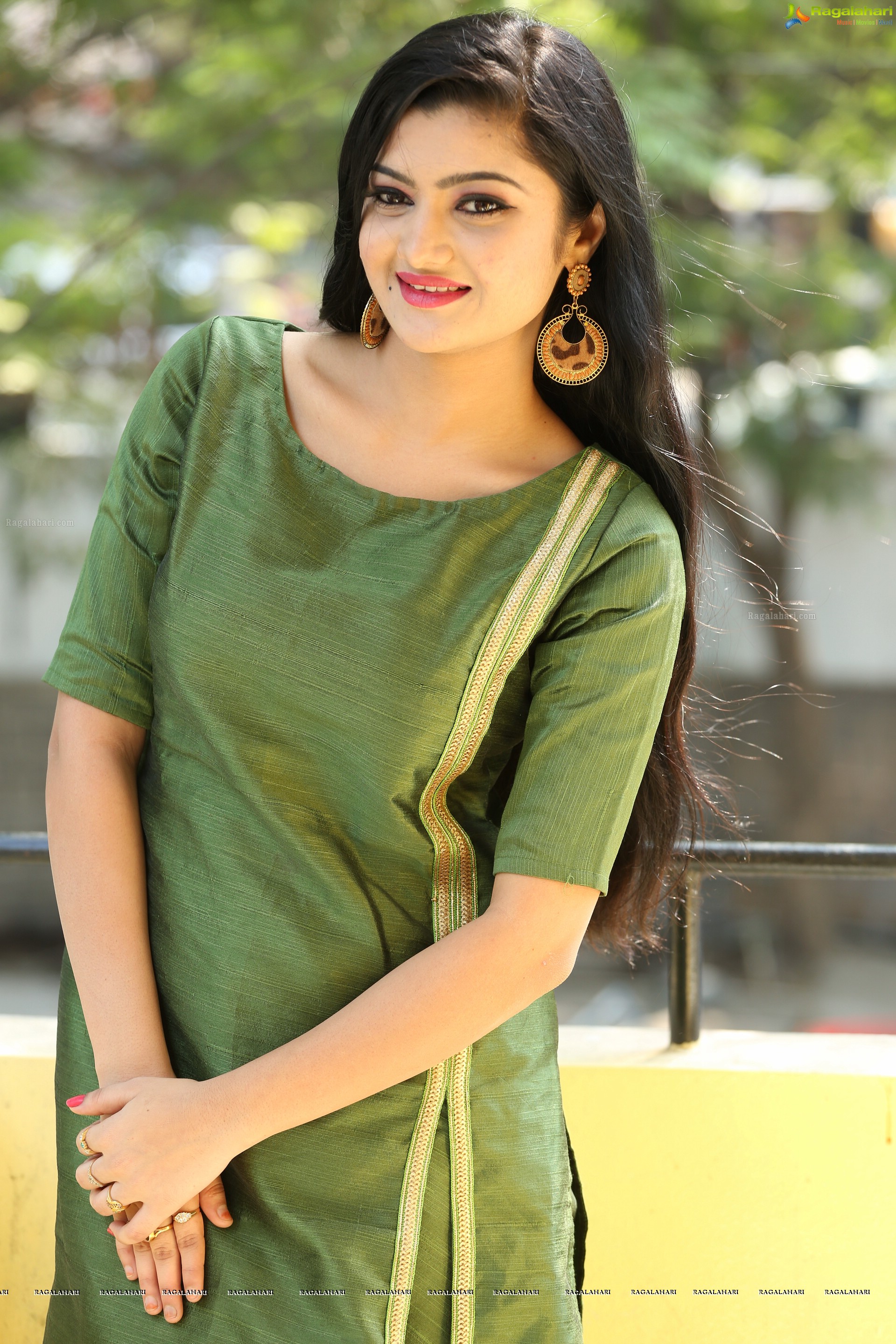 Akshitha at Satya Gang Press Meet (High Definition)