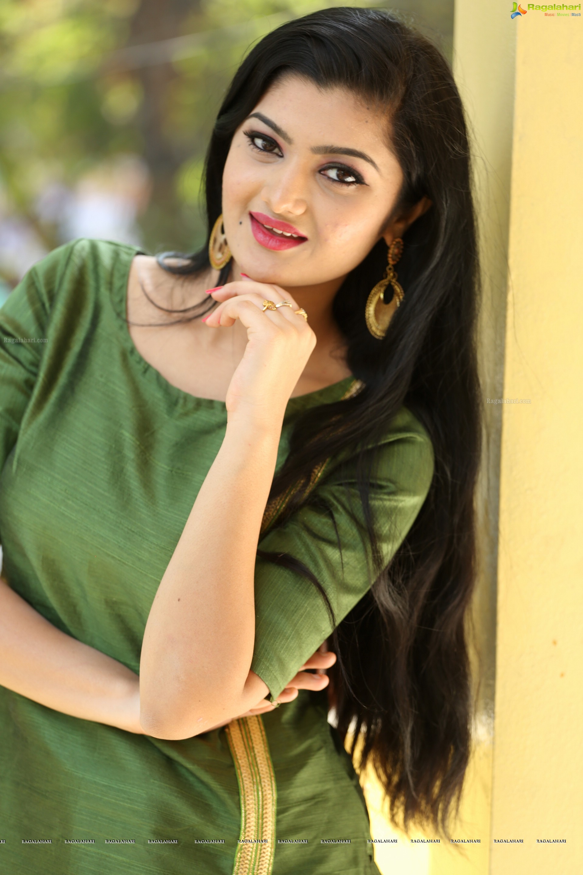 Akshitha at Satya Gang Press Meet (High Definition)