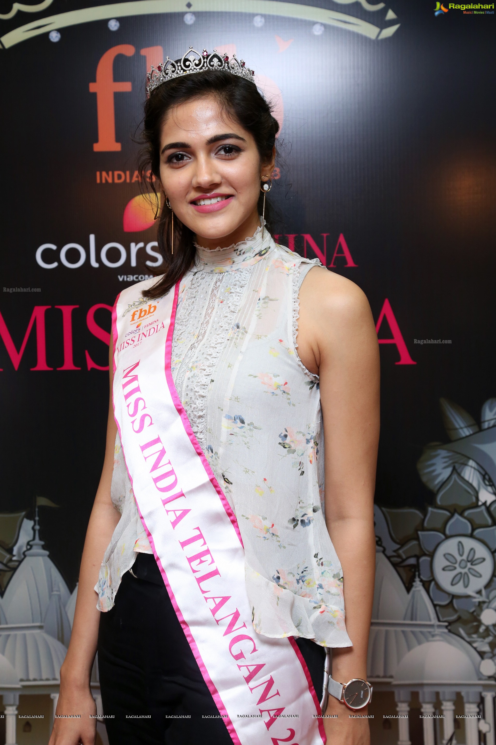 Simran Choudhary at Telangana Auditions of FBB Colors Femina Miss India 2018 (High Definition)