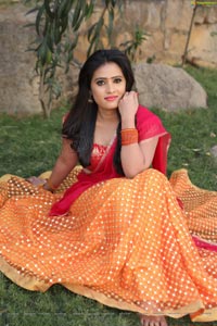 Anusha Parada Half Saree