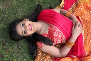 Anusha Parada Half Saree