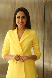 Pragya Jaiswal Yellow Dress