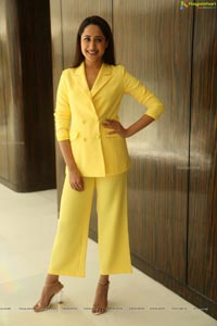 Pragya Jaiswal Yellow Dress