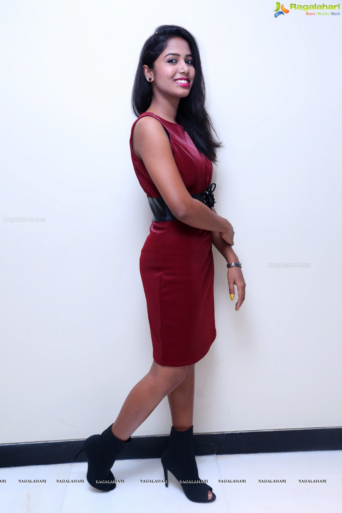 Hasini at Miss Telangana Auditions 2018