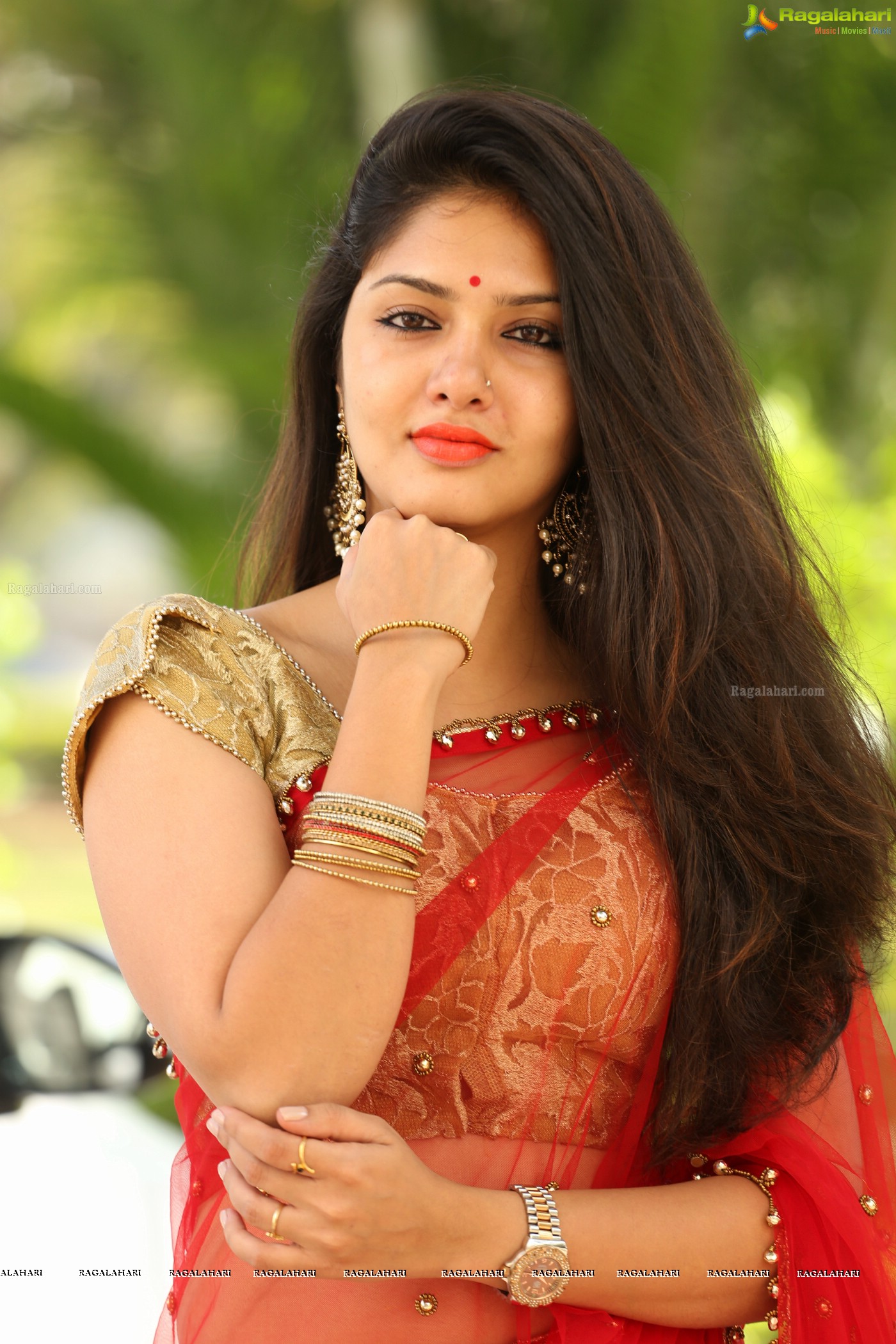 Gayathri Suresh (Posters) at Hero Heroine Teaser Launch