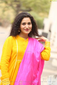 Garima Singh at Oka Chinna Viramam Press Meet