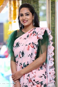 Himaja at Alankar Makeup Studio