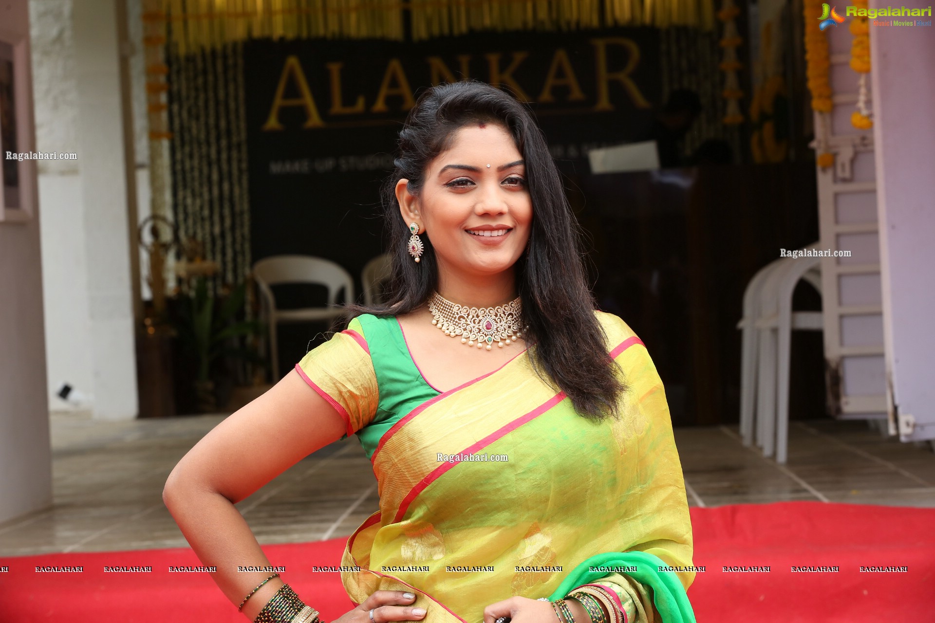 Karuunaa Bhushan at Alankar Makeup Studio & Academy Opening - HD Gallery