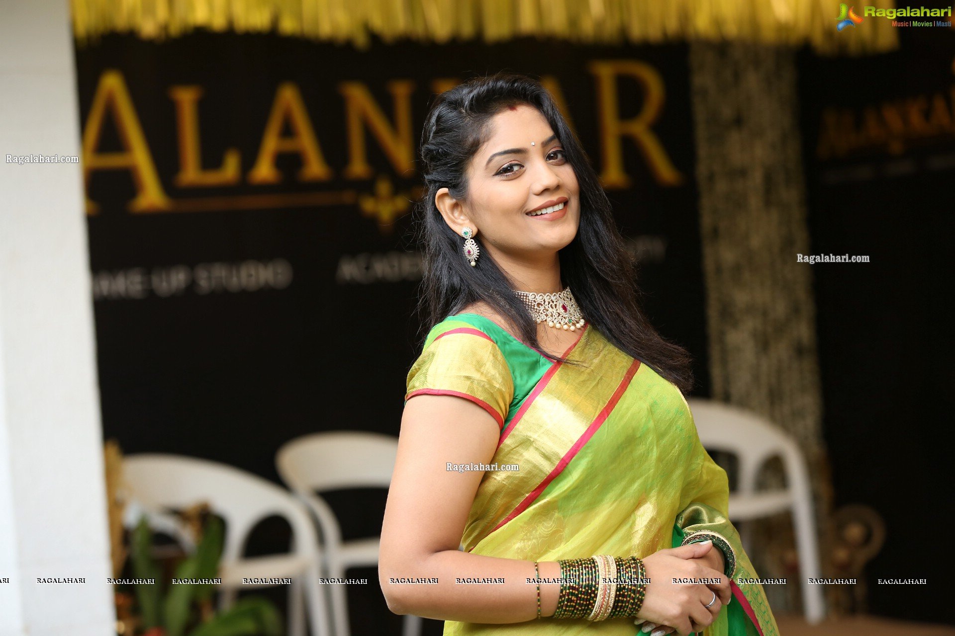Karuunaa Bhushan at Alankar Makeup Studio & Academy Opening - HD Gallery