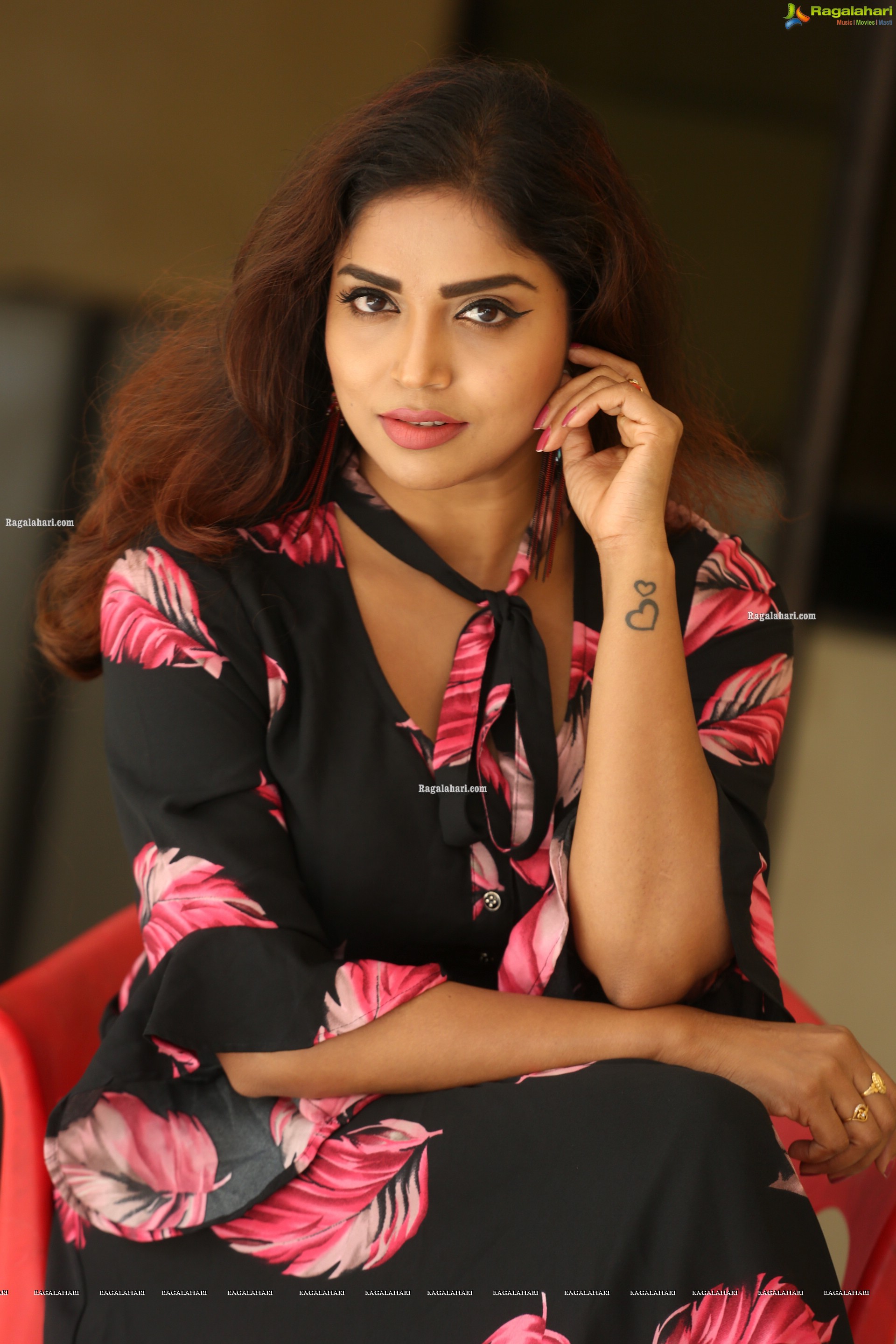 Karunya Chowdary at 3 Monkeys Movie Pre-Release Event - HD Gallery