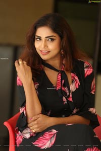 Karunya Chowdary at 3 Monkeys Pre-Release Event