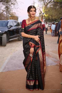 Manchu Lakshmi at Gudi Sambaralu at Dharampuri Kshetram