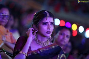 Manchu Lakshmi at Gudi Sambaralu at Dharampuri Kshetram