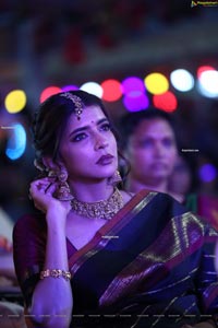 Manchu Lakshmi at Gudi Sambaralu at Dharampuri Kshetram