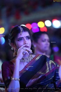 Manchu Lakshmi at Gudi Sambaralu at Dharampuri Kshetram