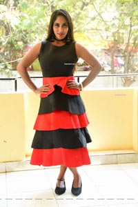 Meghana Chowdary at Hello Madam First Look Launch