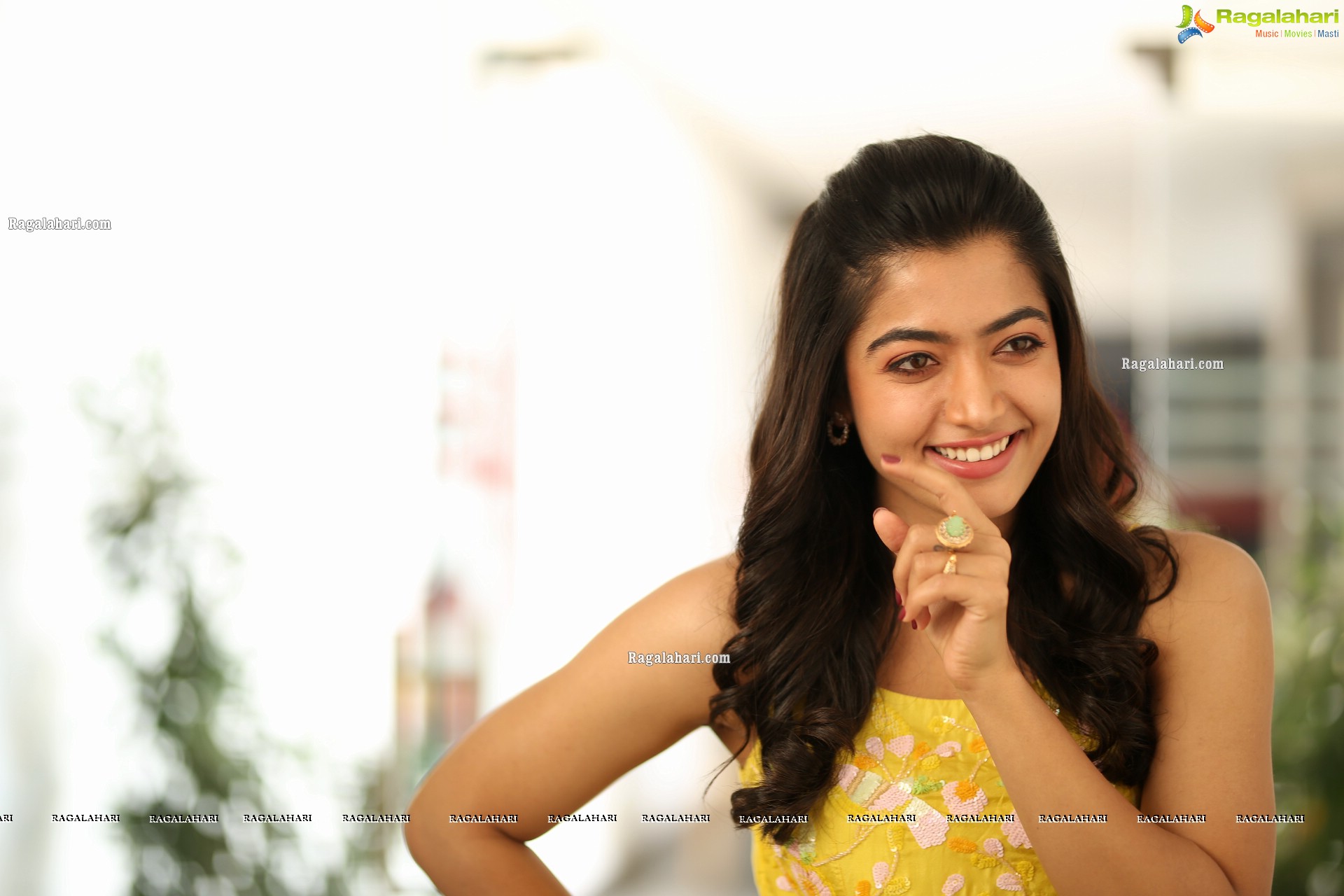 Rashmika Mandanna at Bheeshma Release Interview - HD Gallery