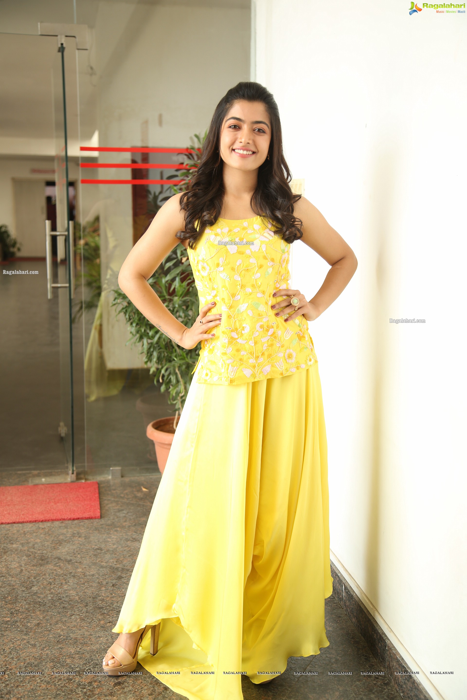 Rashmika Mandanna at Bheeshma Release Interview - HD Gallery