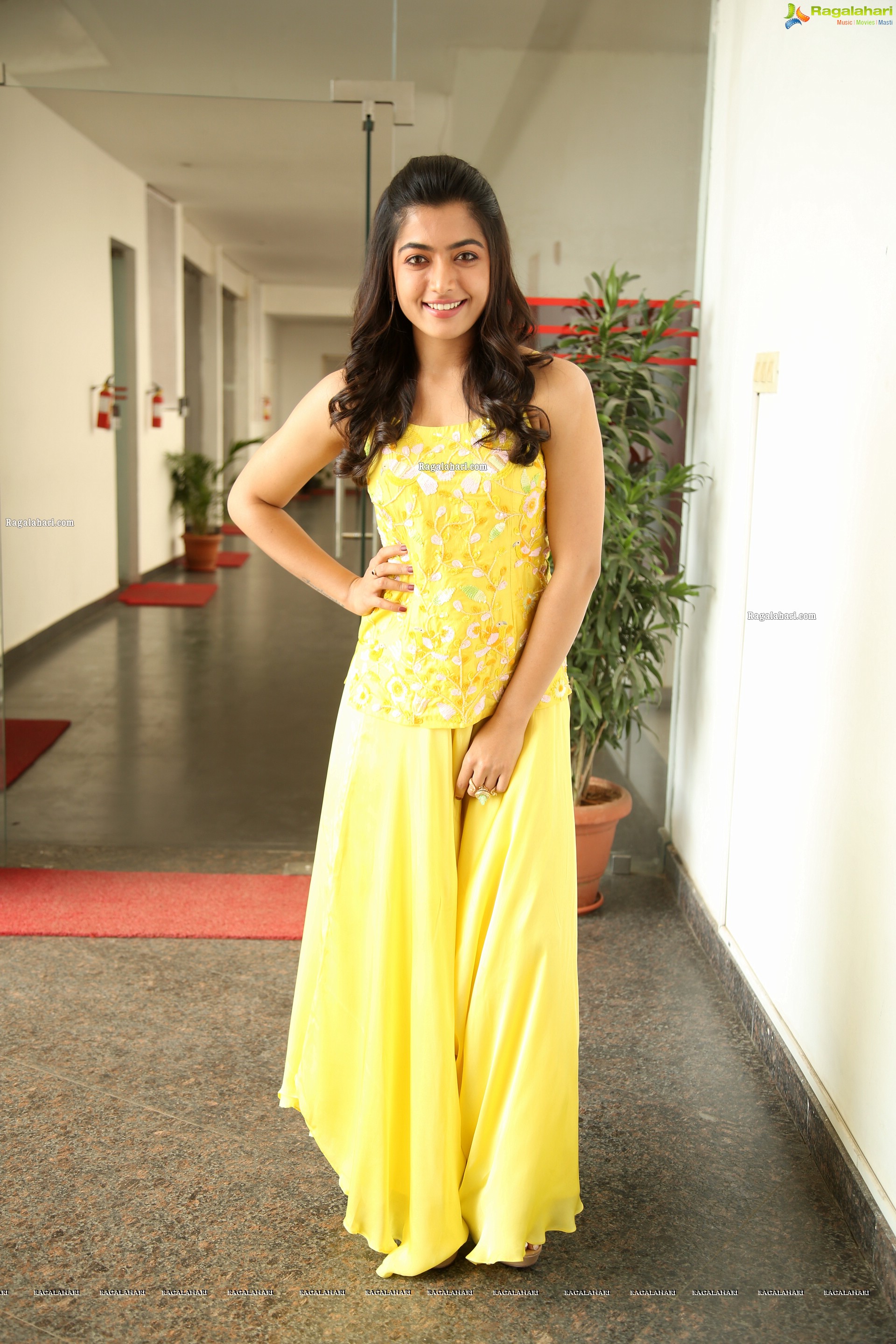 Rashmika Mandanna at Bheeshma Release Interview - HD Gallery