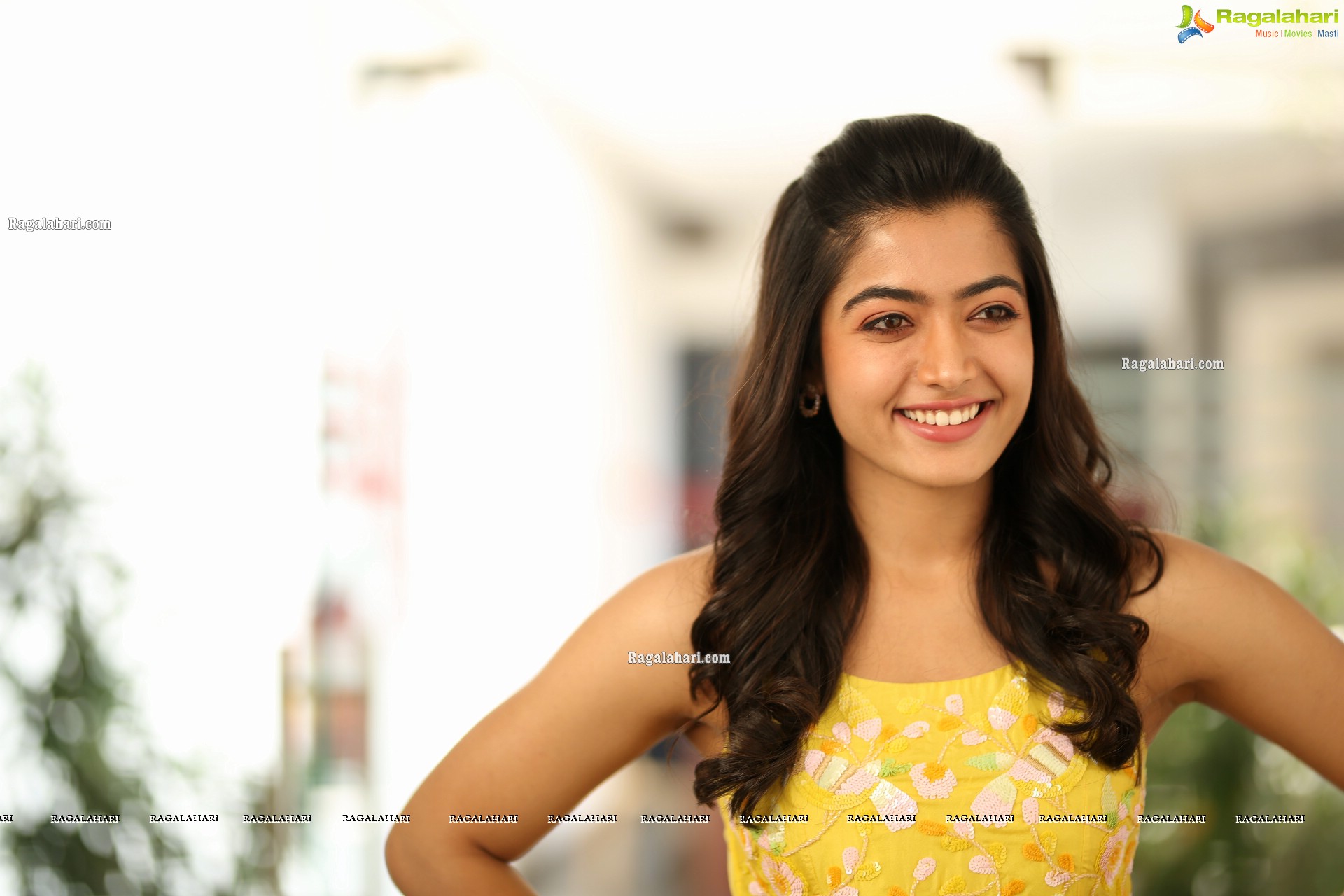 Rashmika Mandanna at Bheeshma Release Interview - HD Gallery