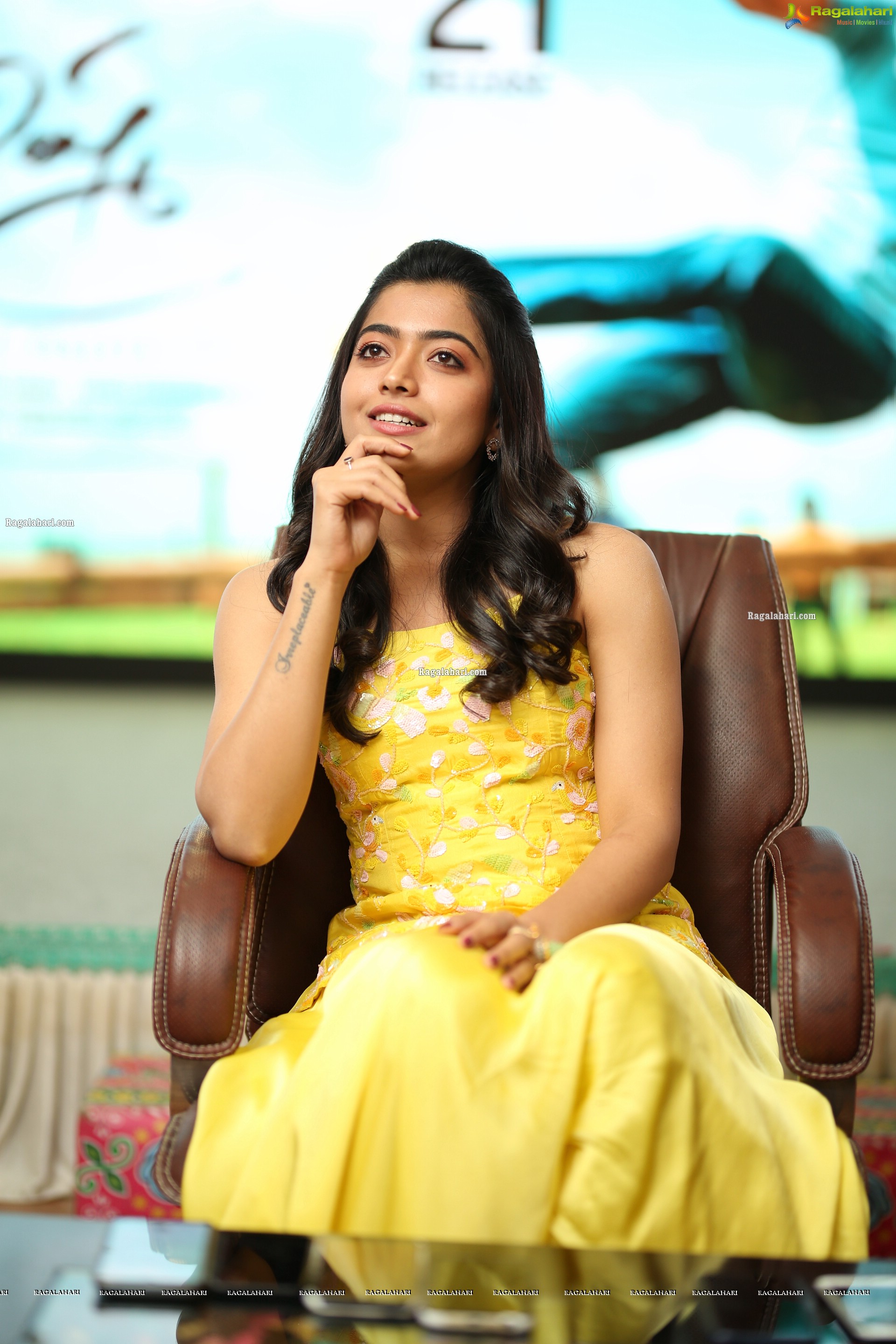 Rashmika Mandanna at Bheeshma Release Interview - HD Gallery