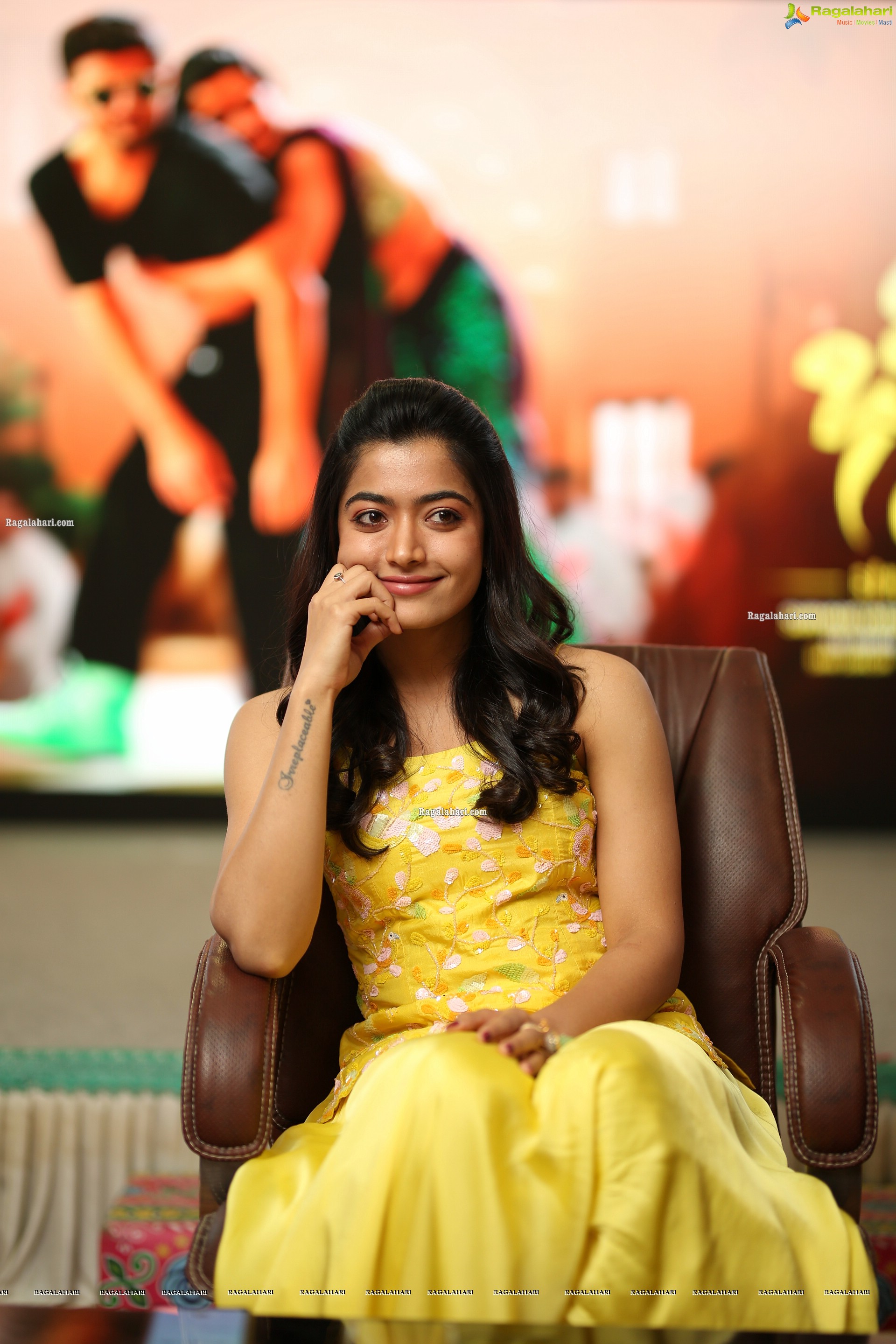 Rashmika Mandanna at Bheeshma Release Interview - HD Gallery