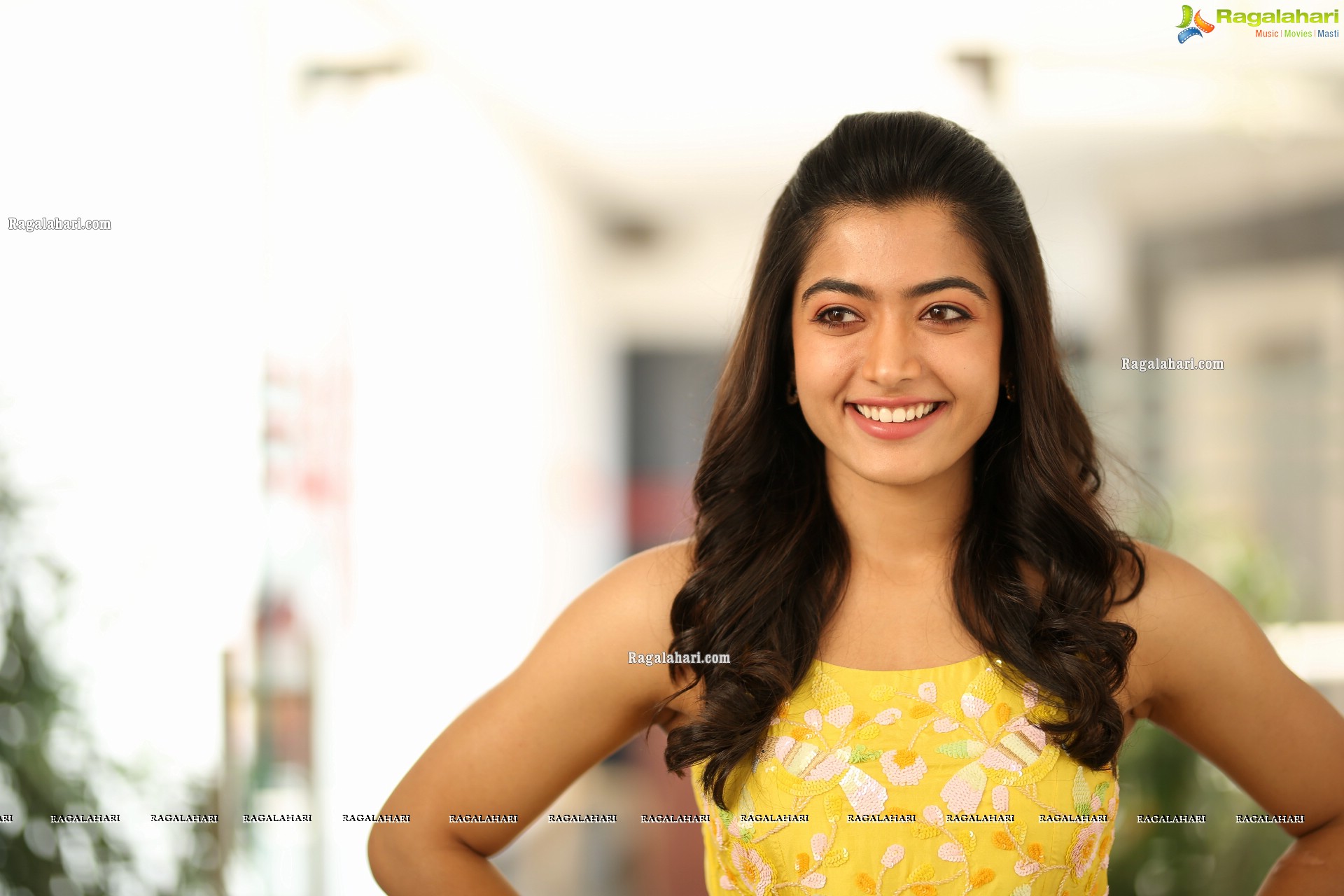 Rashmika Mandanna at Bheeshma Release Interview - HD Gallery