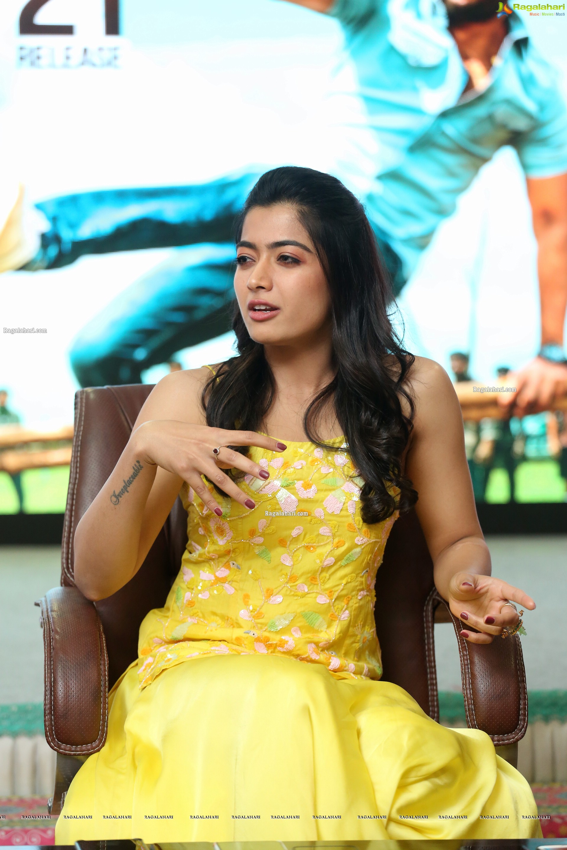 Rashmika Mandanna at Bheeshma Release Interview - HD Gallery