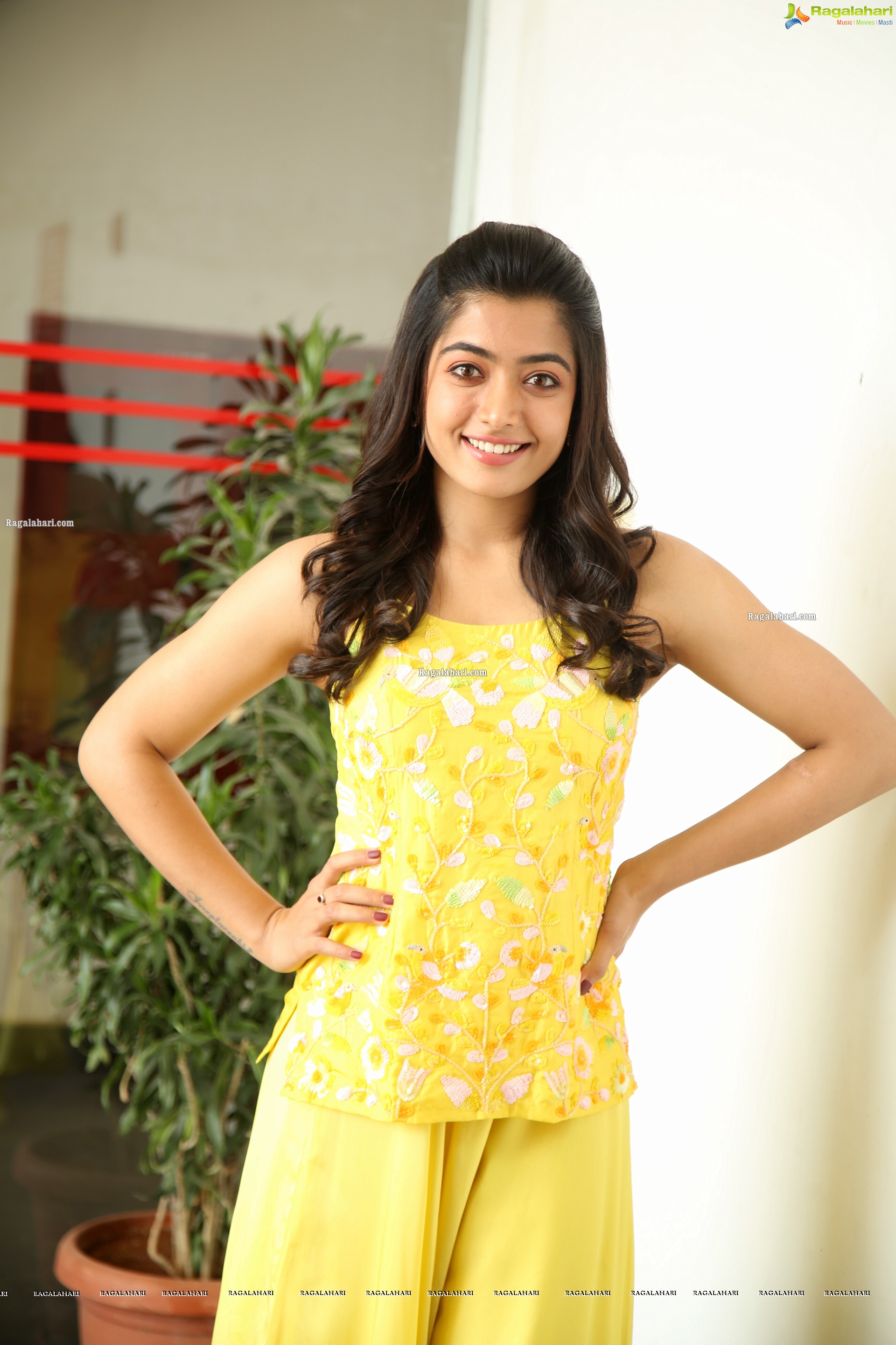 Rashmika Mandanna at Bheeshma Release Interview - HD Gallery