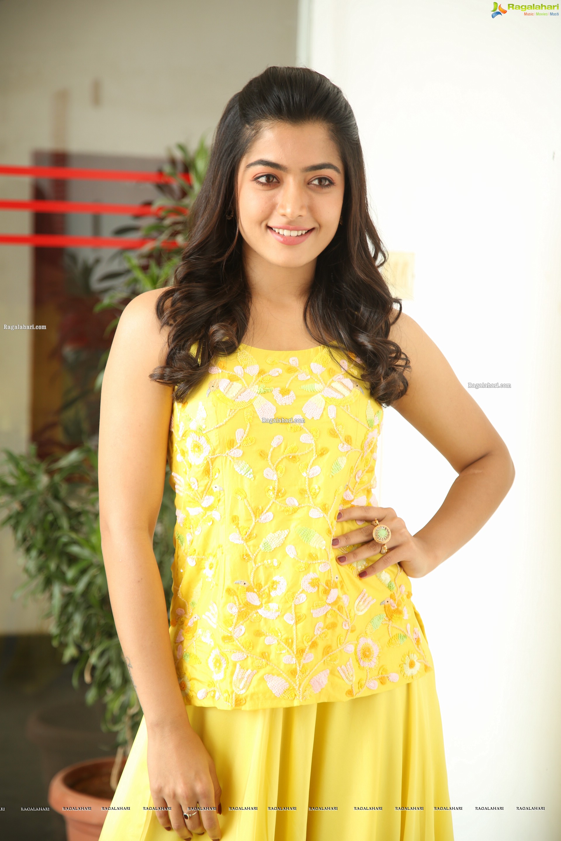 Rashmika Mandanna at Bheeshma Release Interview - HD Gallery