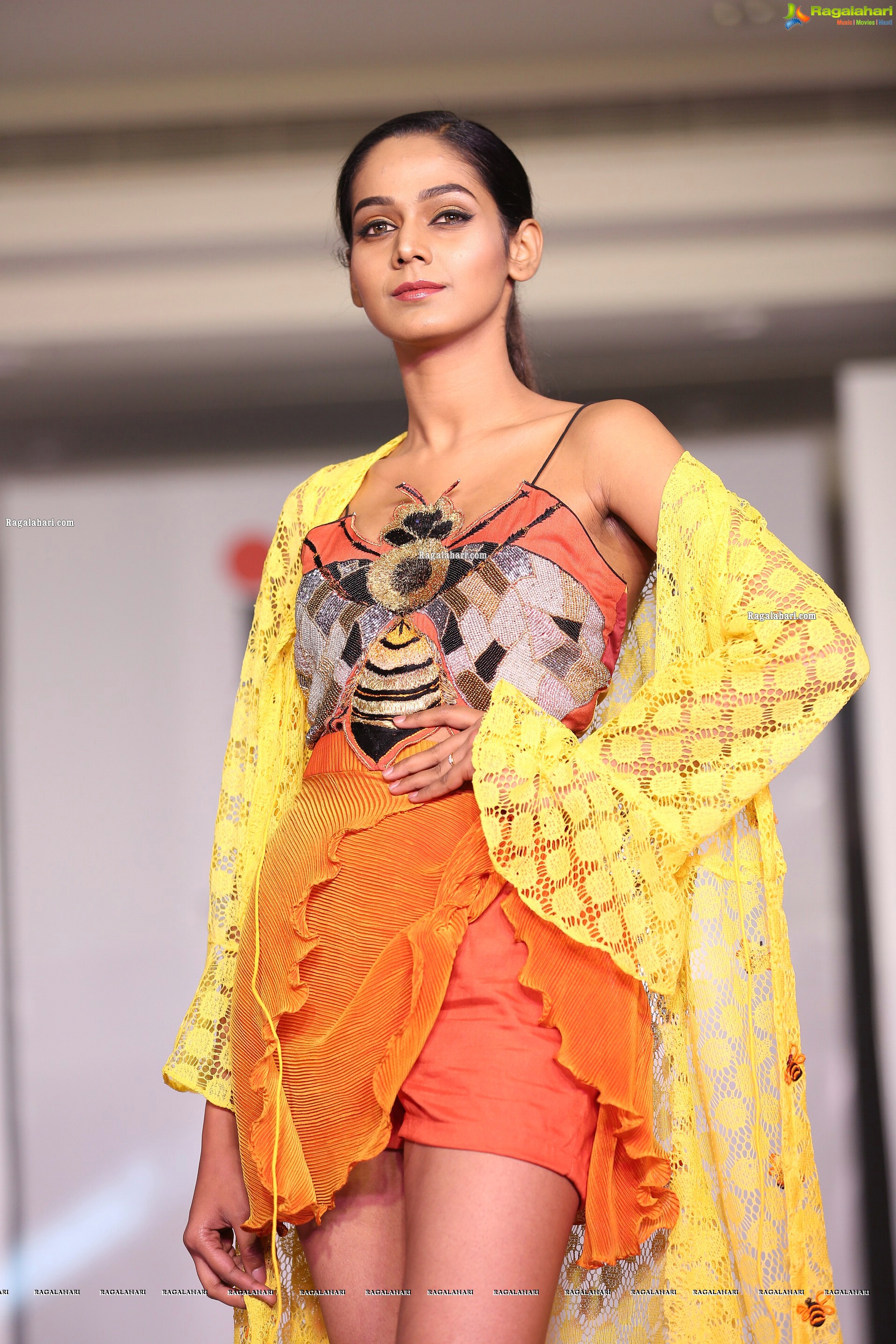 Sushmitha Raj at INIFD Annual Fashion Show Aahaaryya 2020 - HD Gallery