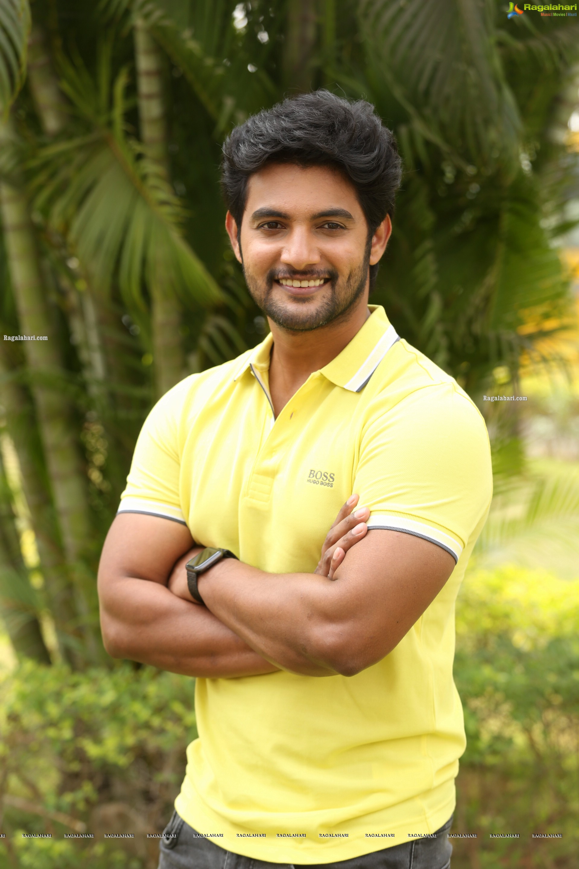 Aadi Saikumar at Sashi Movie Song Okey Oka Lokam Nuvvey Success Celebrations, HD Stills