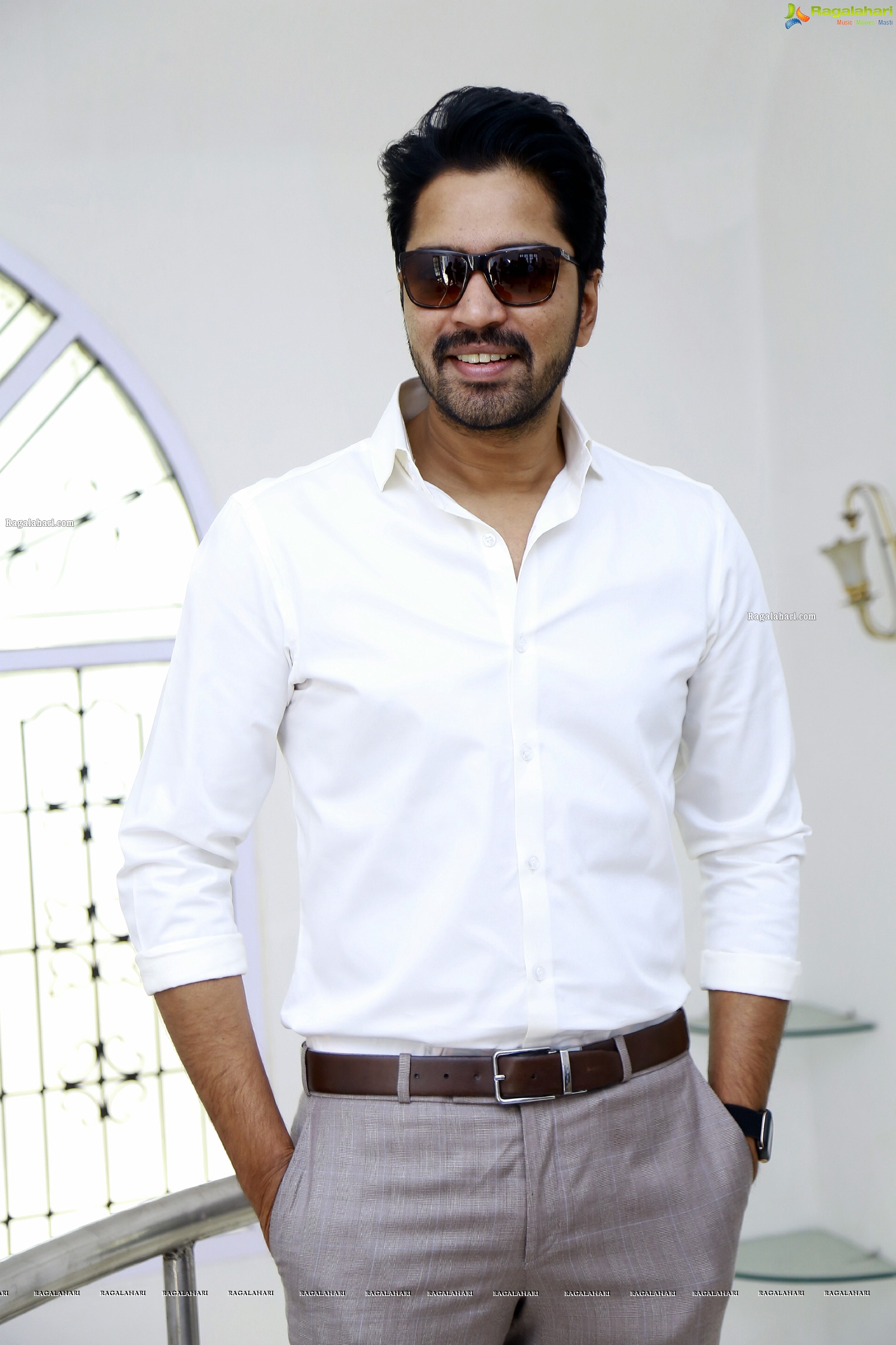 Allari Naresh at Naandi Movie Interview, HD Photo Gallery