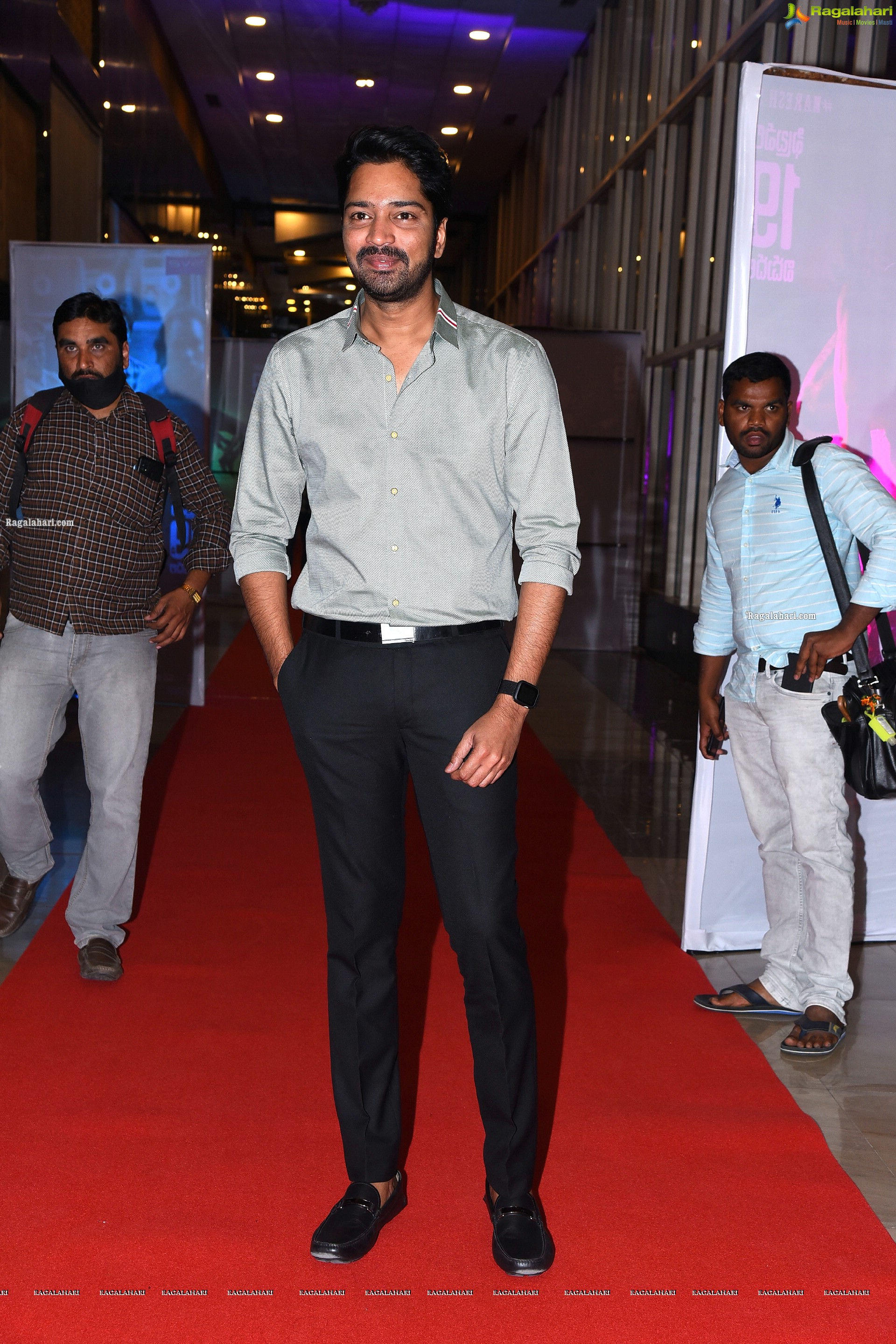 Allari Naresh at Naandi Movie Pre-Release Event, HD Photo Gallery