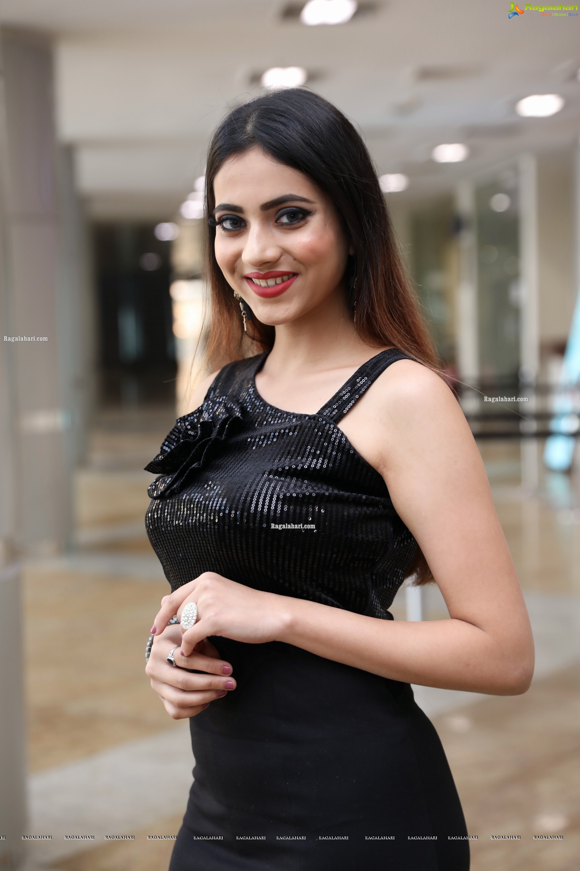 Dimple Thakur Front Slit Bodycon Dress, HD Photo Gallery