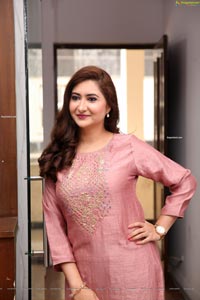 Harshada Patil in Pink Embellished Kurta